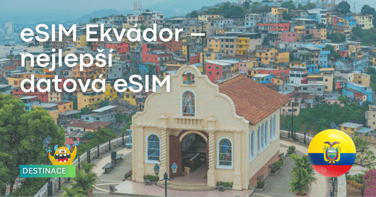 eSIM Ekvádor: Nejjednodušší možnost jak získat data