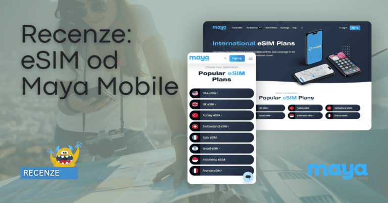 Recenze: eSIM od Maya Mobile – široká nabídka balíčků