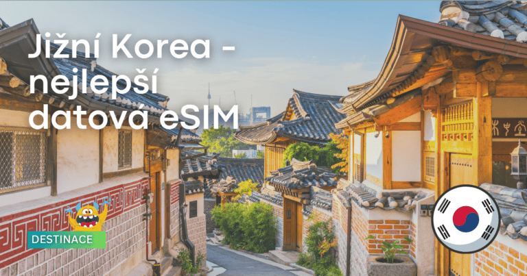 eSIM Jižní Korea: Nejlevnější data pro vaši dovolenou