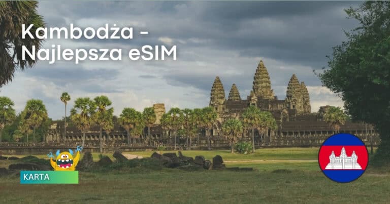 karta esim Kambodża